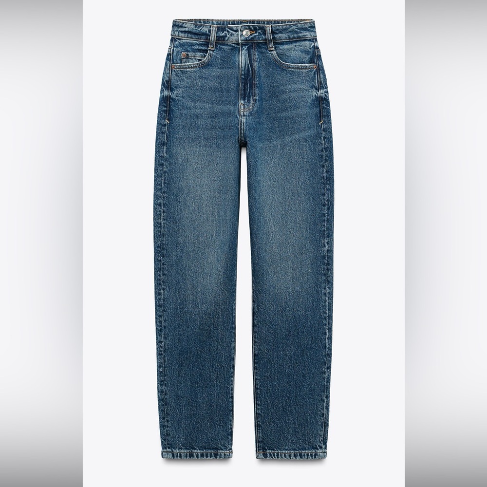 HIGH WAIST - MOM LEG - ANKLE LENGTH - COMFORT - Picture 2 of 7